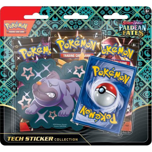 POKÉMON TCG Scarlet & Violet 4.5: Paldean Fates Booster Tech Sticker Blister