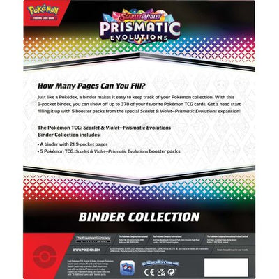 POKÉMON TCG Scarlet & Violet 8.5: Prismatic Evolutions Binder Collection