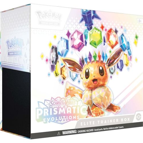 Pokémon TCG Scarlet & Violet—Prismatic Evolutions Elite Trainer Box component of the Costco 2-Pack, sealed