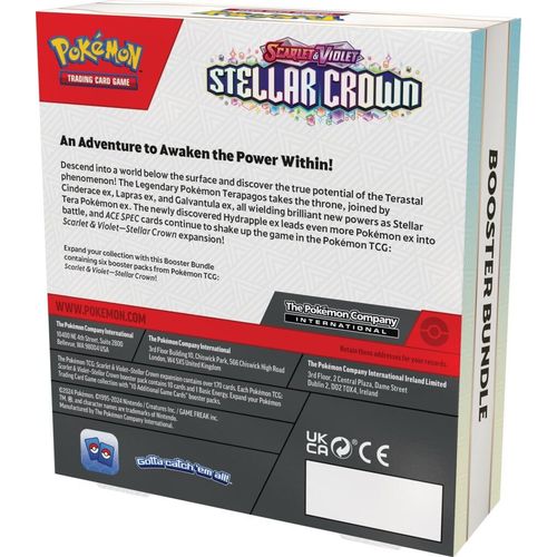Pokémon TCG: Scarlet & Violet Stellar Crown Booster Bundle, alternate view