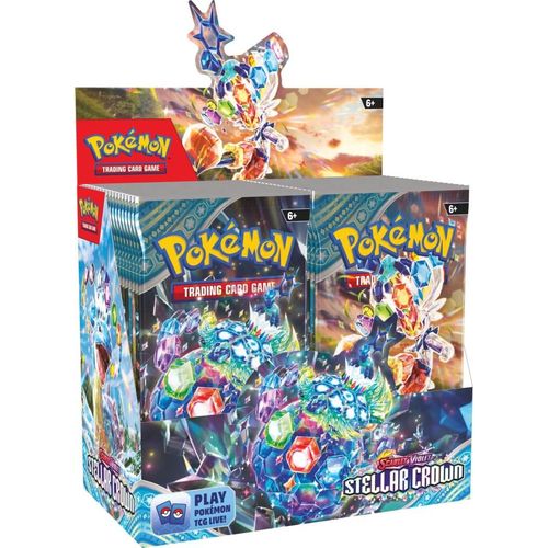 Pokémon TCG: Stellar Crown Booster Box, factory sealed