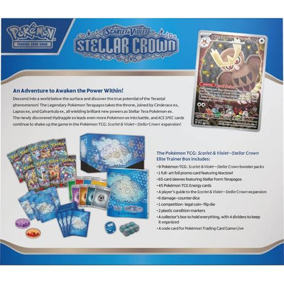Pokémon TCG: Stellar Crown Elite Trainer Box, view 5