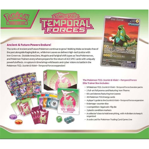 Pokémon TCG: Temporal Forces Elite Trainer Box, view 5