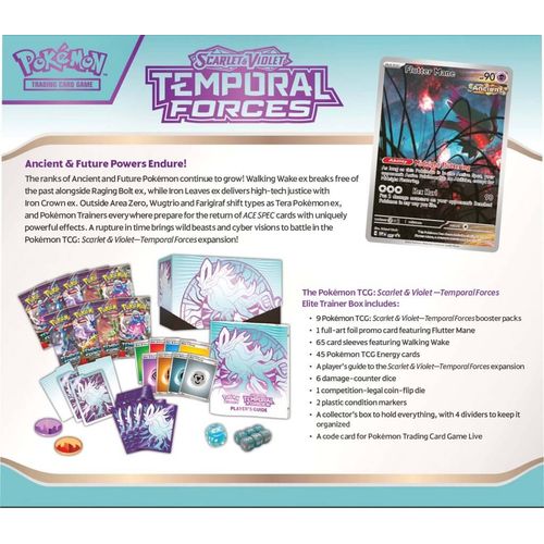 Pokémon TCG: Temporal Forces Elite Trainer Box, view 4