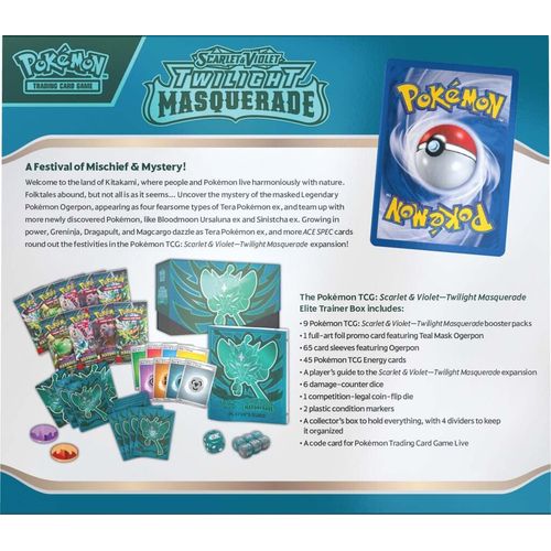 Pokémon TCG: Twilight Masquerade Elite Trainer Box, view 4