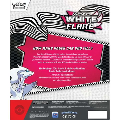 Pokémon TCG: White Flare Binder Collection, view 3