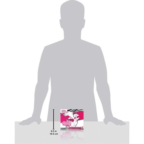 White Flare Elite Trainer Box shown to scale