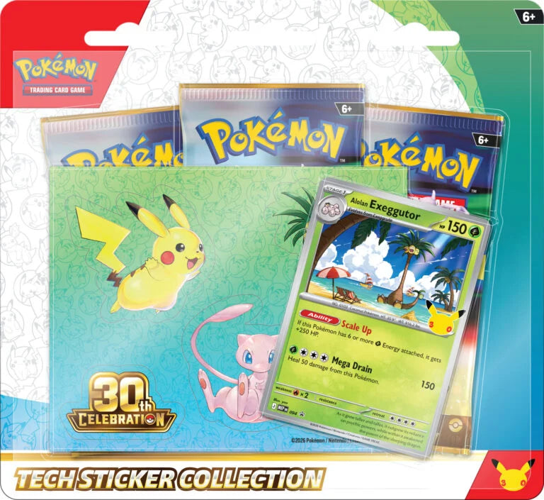 Pokémon TCG: 30th Celebration Tech Sticker Collection (Pre-Order)