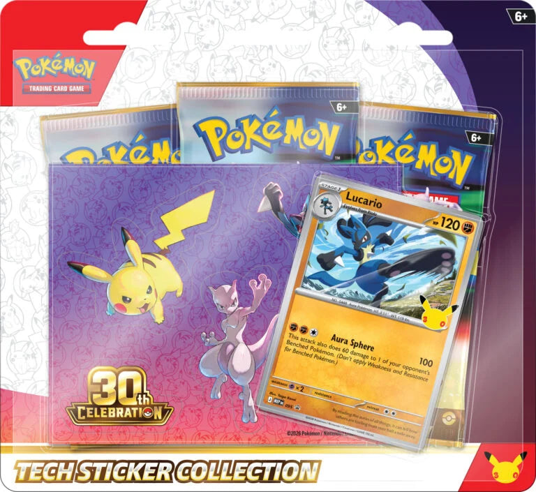 Pokémon TCG: 30th Celebration Tech Sticker Collection (Pre-Order)