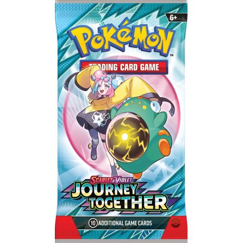 Pokémon TCG Journey Together booster pack, alternate Trainer's Pokémon pack-art variant