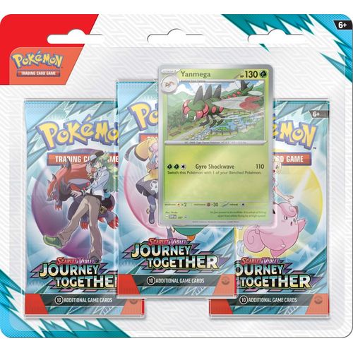 POKÉMON TCG Scarlet & Violet 9: Journey Together Three Booster Blister