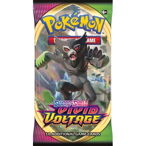 Pokémon TCG: Sword & Shield Vivid Voltage Booster Pack, alternate view