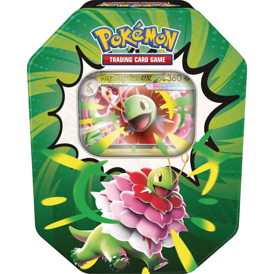 Pokémon TCG: Mega Evolution Ascended Heroes Mega ex Tin – PokeSourceAU