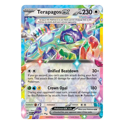 Terapagos ex 179/217 Double Rare from Pokémon TCG: Ascended Heroes