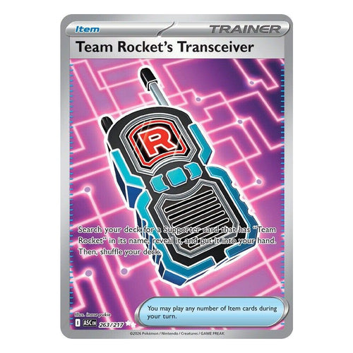 Pokémon TCG: Team Rocket's Transceiver 263/217 Ultra Rare (Ascended Heroes) — NM