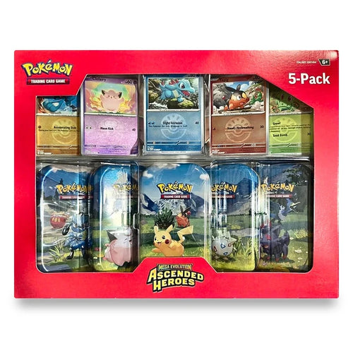 Pokémon TCG: Mega Evolution Ascended Heroes Costco Mini Tin 5-Pack