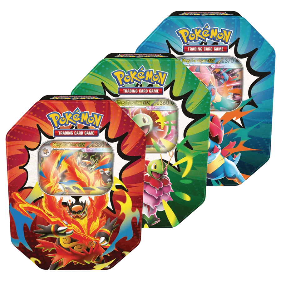 Pokémon TCG: Mega Evolution Ascended Heroes Mega ex Tin