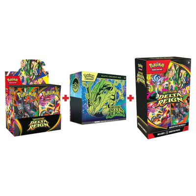 Pokémon TCG: Delta Reign Booster Box, Elite Trainer Box and Booster Bundle pre-order bundle