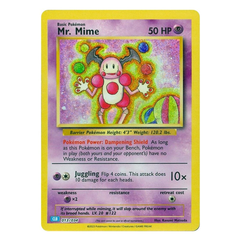 Mr. Mime 013/034 Classic Collection from Pokémon TCG: Trading Card Game Classic