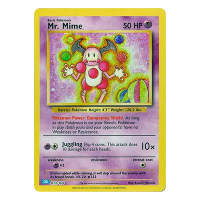 Mr. Mime 013/034 Classic Collection from Pokémon TCG: Trading Card Game Classic