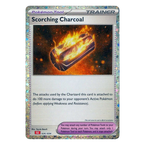 Pokémon TCG: Scorching Charcoal 026/034 Classic Collection (Trading Card Game Classic) — NM
