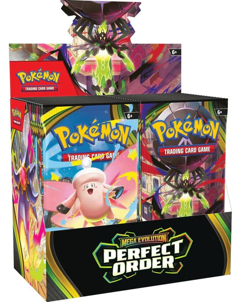 Pokémon TCG Mega Evolution—Perfect Order Booster Box, sealed 36-pack display