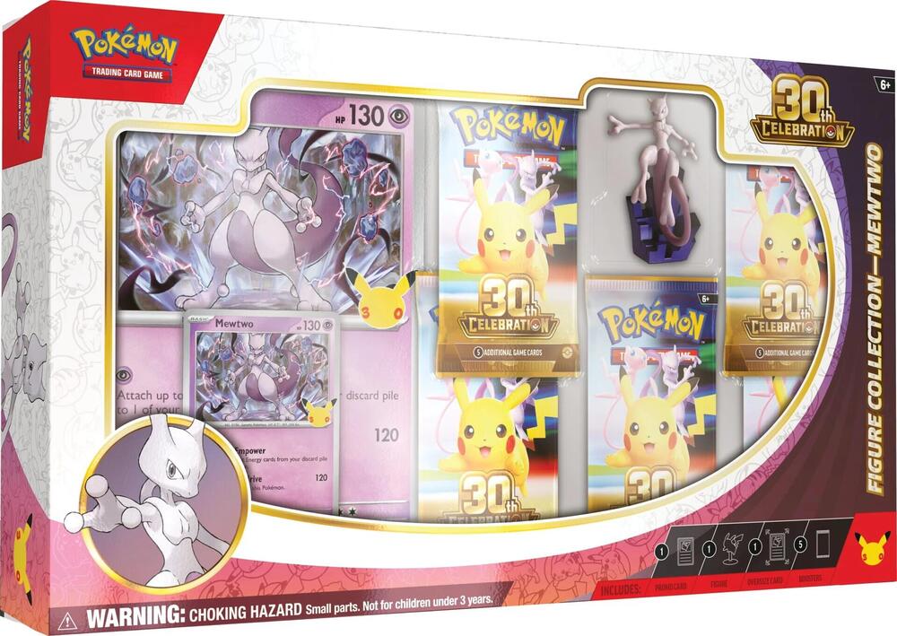Pokémon TCG: 30th Celebration Figure Collection, Mewtwo version (assorted, pre-order)