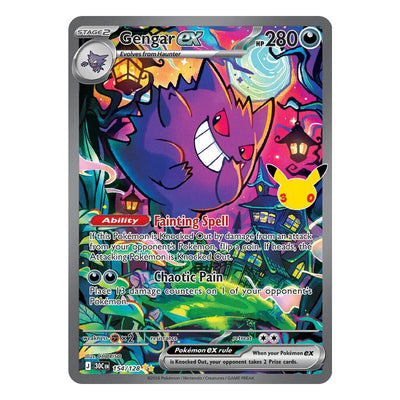 Gengar ex 154/128 Special Illustration Rare from Pokémon TCG: 30th Celebration, Near Mint