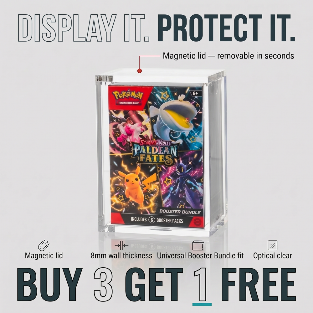 Pokémon Booster Bundle Acrylic Display Case