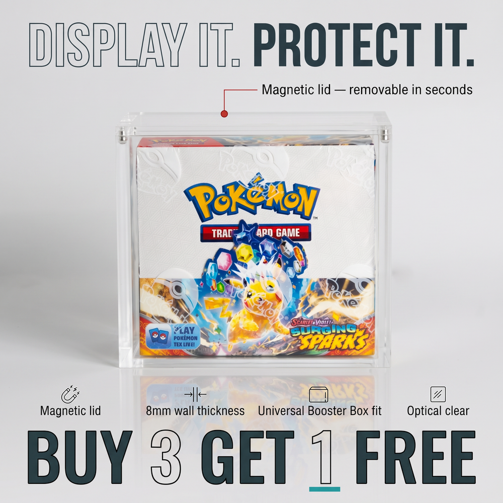 Pokémon Booster Box Acrylic Display Case
