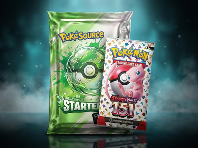 Starter Rip Pokémon TCG rip box, chase prize 151 Booster Pack, PokéSource