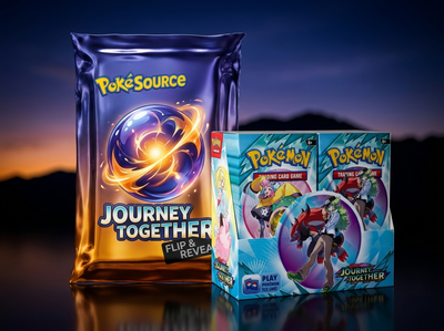 Journey Together Rip Box Pokémon TCG rip box, chase prize Journey Together Booster Box, PokéSource