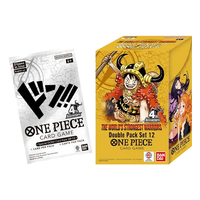 Double Pack Set 12 DP-12 box shown with the Special DON!! card pack included in the set
