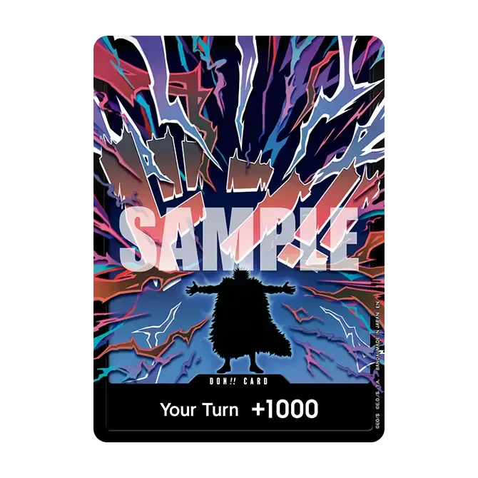 Second of two exclusive DON!! card designs found in One Piece Card Game Double Pack Set 12