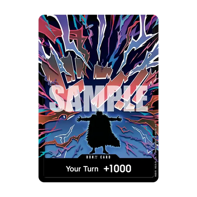 Second of two exclusive DON!! card designs found in One Piece Card Game Double Pack Set 12