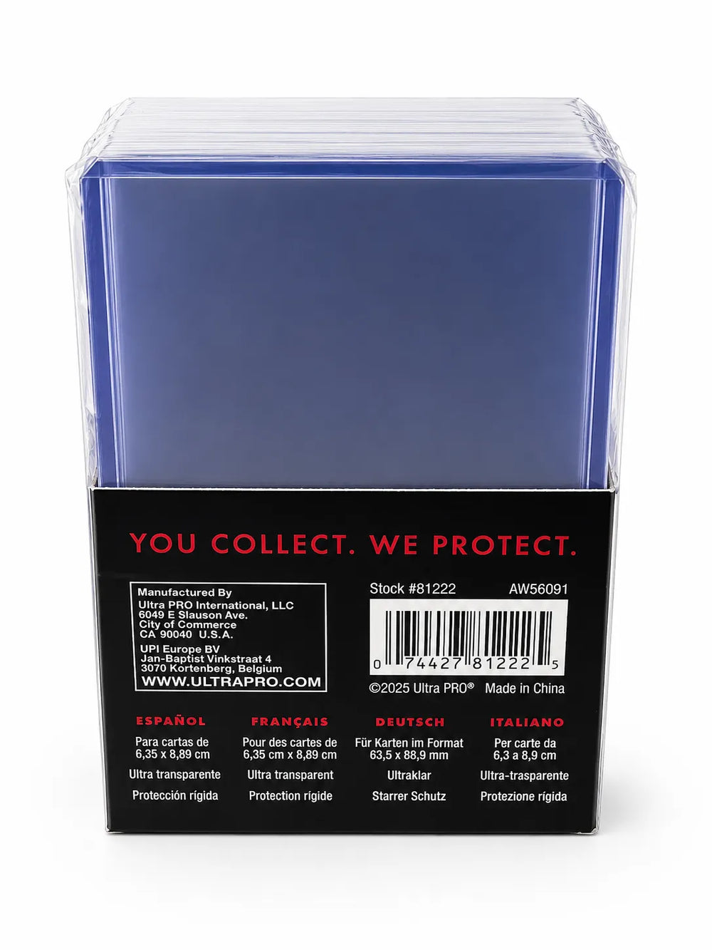 Ultra Pro: 3″ X 4″ Clear Toploader