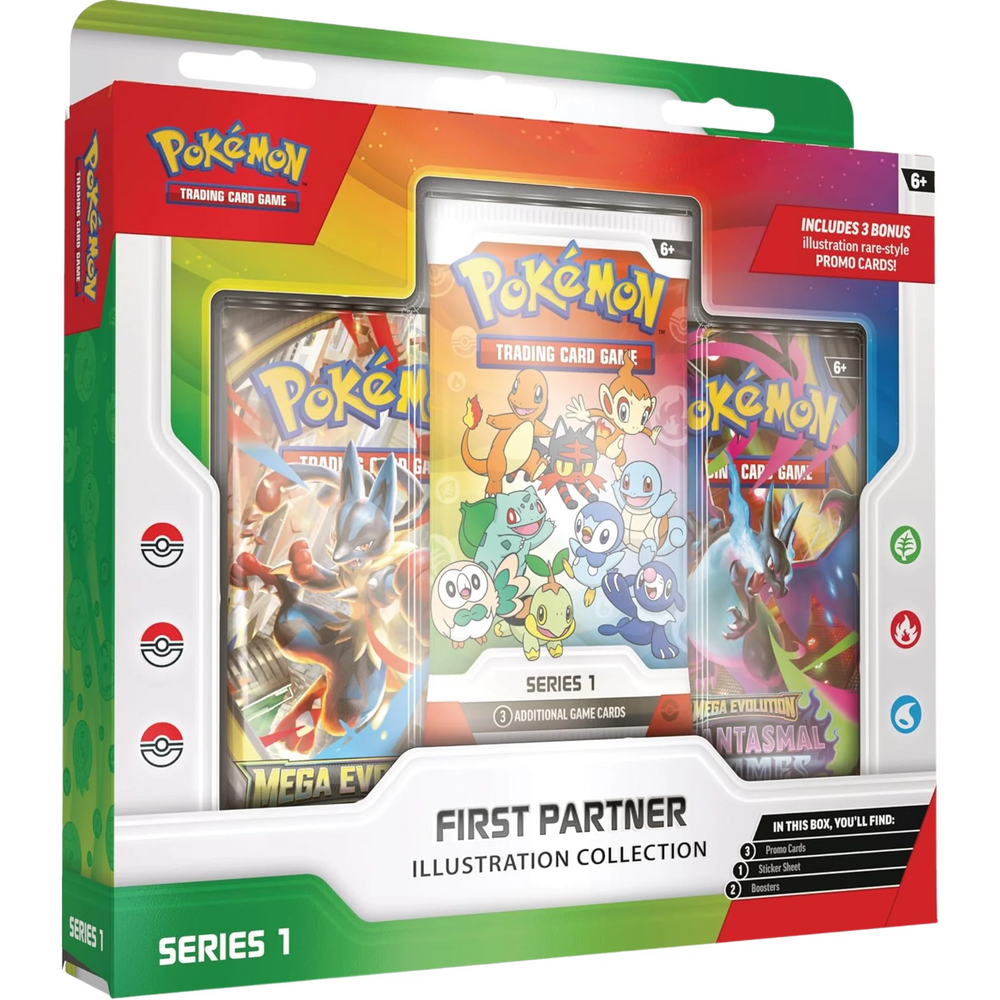 Pokémon TCG First Partner Illustration Collection Series 1 — part of daily deal bundle