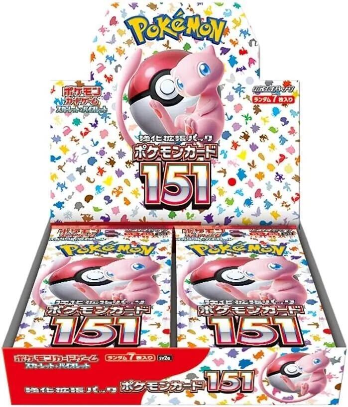 Pokémon TCG Pokémon Card 151 (SV2a) Japanese booster box, factory sealed
