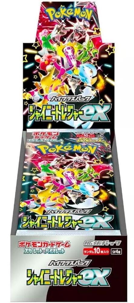 Pokémon TCG Shiny Treasure ex (SV4a) Japanese booster box, factory sealed