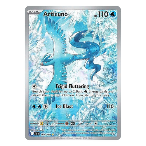Pokémon TCG: Articuno 161/159 Illustration Rare (Journey Together) — NM