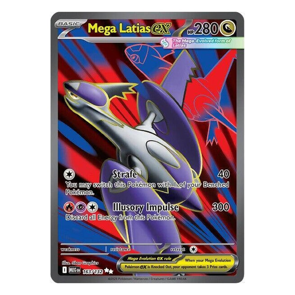 Mega Latias ex 163/132 Ultra Rare from Pokémon TCG: Mega Evolution