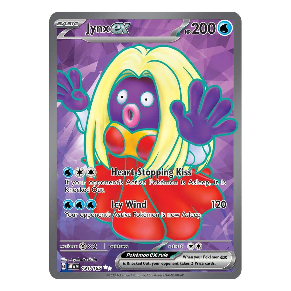 Jynx ex 191/165 Ultra Rare from Pokémon TCG: Scarlet & Violet 151