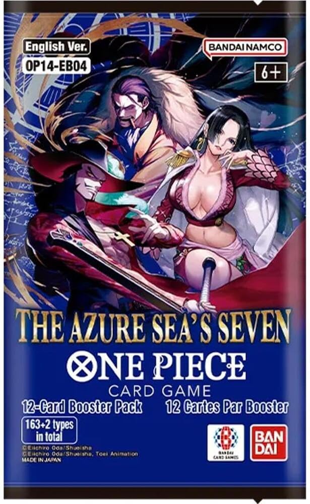 One Piece Card Game: Azure Sea's Seven Booster Pack — sleeved pack front
