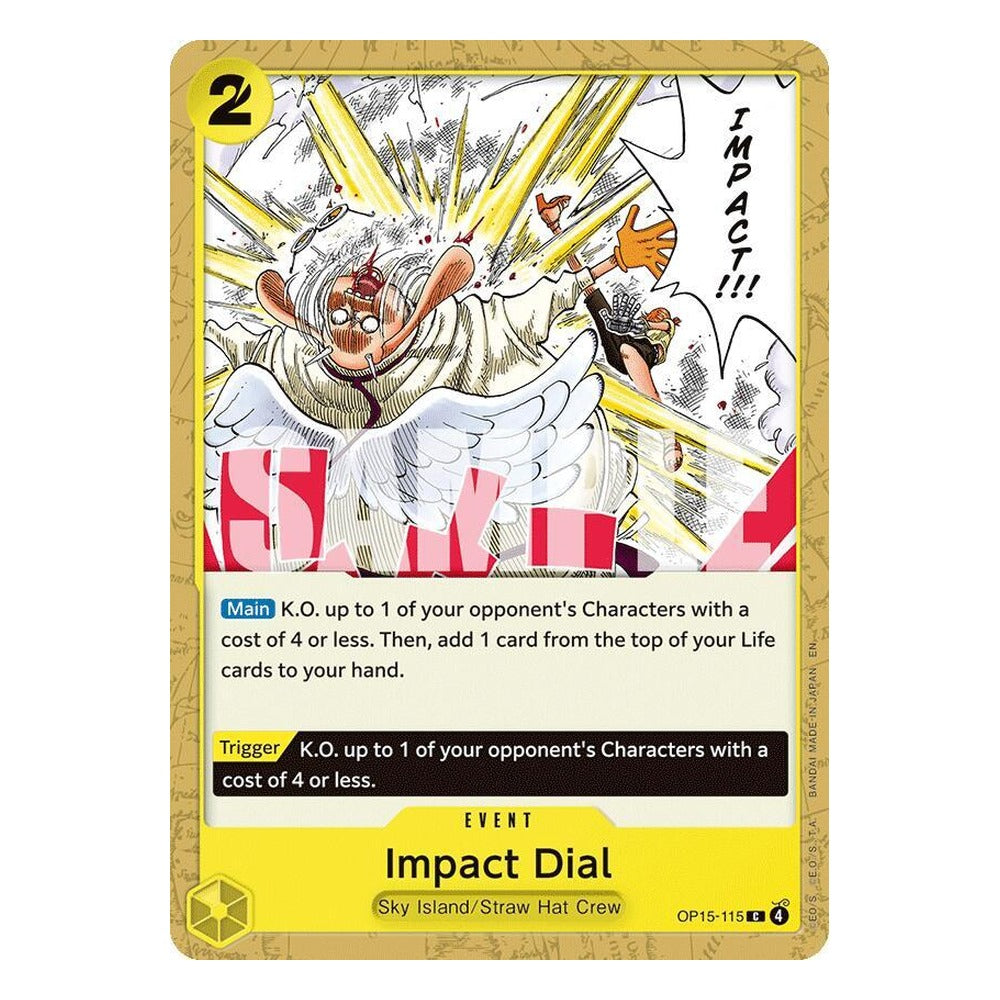 Impact Dial OP15-115 Common from One Piece Card Game: Adventure on Kami's Island