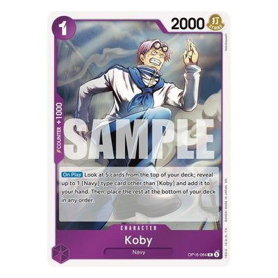 Koby OP16-064 Rare from One Piece Card Game: The Time of Battle