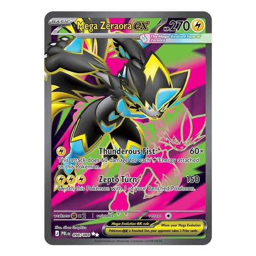 Pokémon TCG: Mega Zeraora ex 098/084 Ultra Rare (Pitch Black) — NM