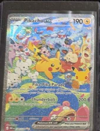 Pokémon TCG: Pikachu ex 149/128 Special Illustration Rare (30th Celebration) — NM