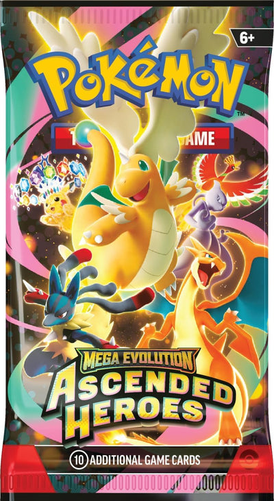 Pokémon TCG: Ascended Heroes Booster Bundle — pack wrap detail