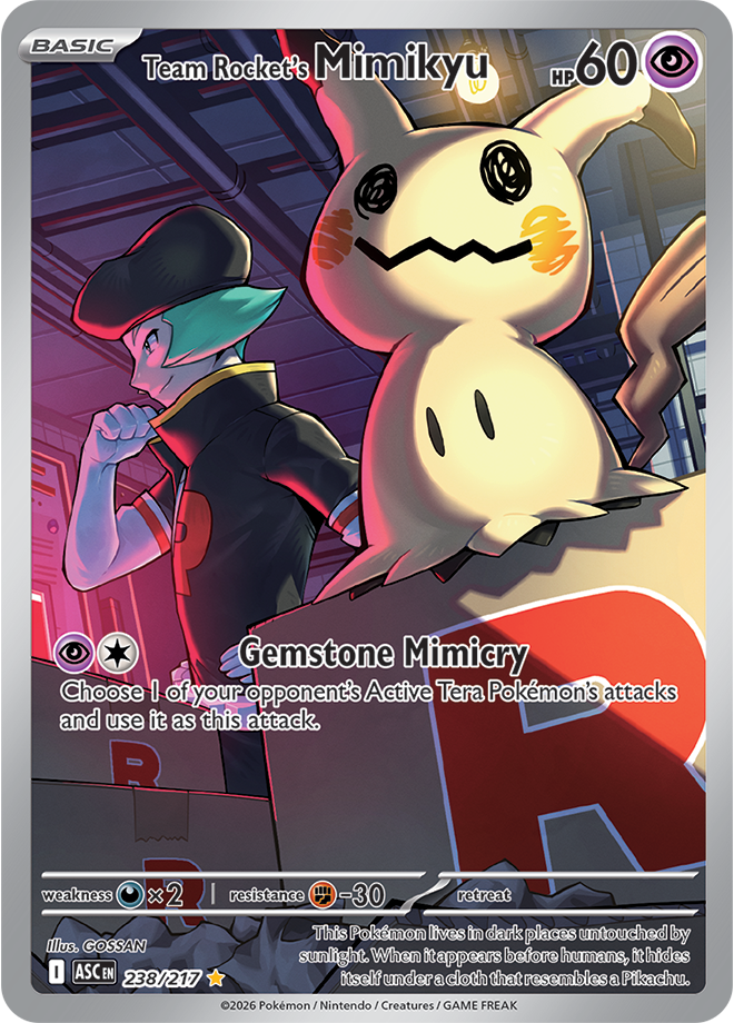 Pokémon TCG: Ascended Heroes Booster Pack — illustration rare - Mimikyu
