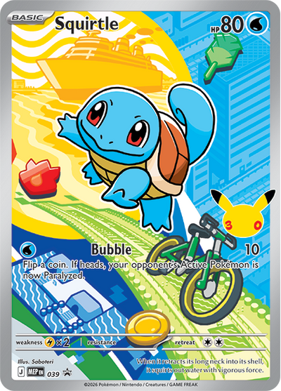 Pokémon TCG: First Partner Illustration Collection — Series 1 — promo card - Squirtle